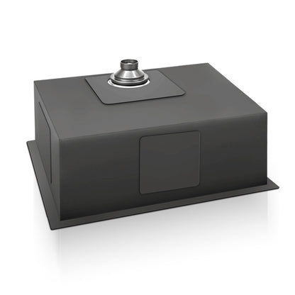 Kitchen Sink 70X45CM Stainless Steel Basin Single Bowl Black