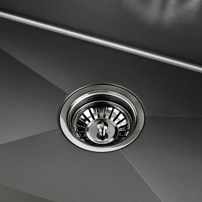 Kitchen Sink 70X45CM Stainless Steel Basin Single Bowl Black