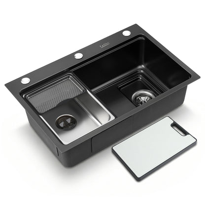 Kitchen Sink 304 Stainless Steel Bar Sink Millet Grain Water Basin Sink