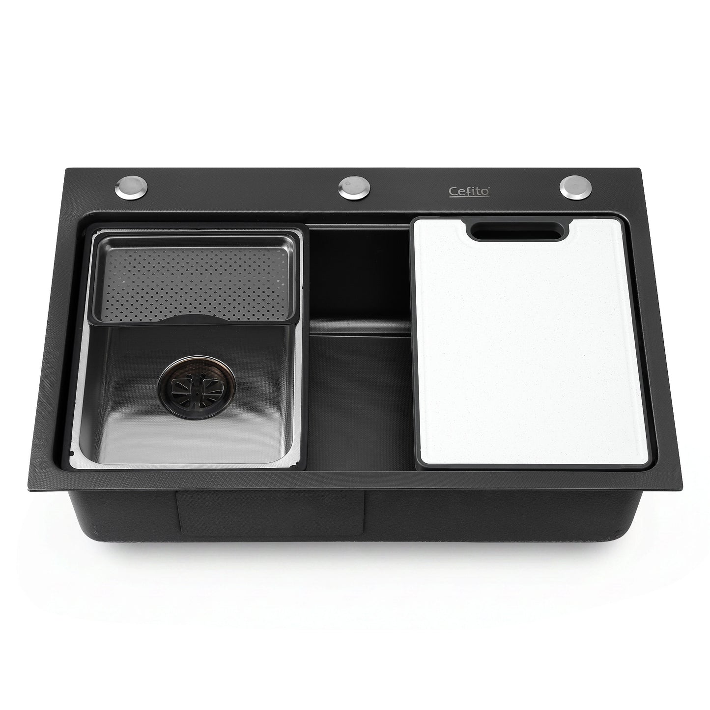 Kitchen Sink 304 Stainless Steel Bar Sink Millet Grain Water Basin Sink
