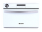 34L Freestanding Stainless Steel White Glass Steam Oven,Built in water reservoir