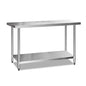 1524x610mm Stainless Steel Kitchen Bench 430