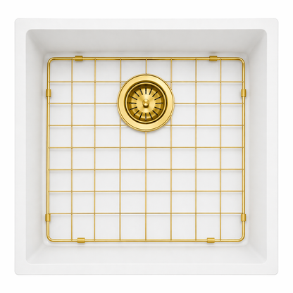 Stainless Steel Gold Sink Grid for Carysil Salsa