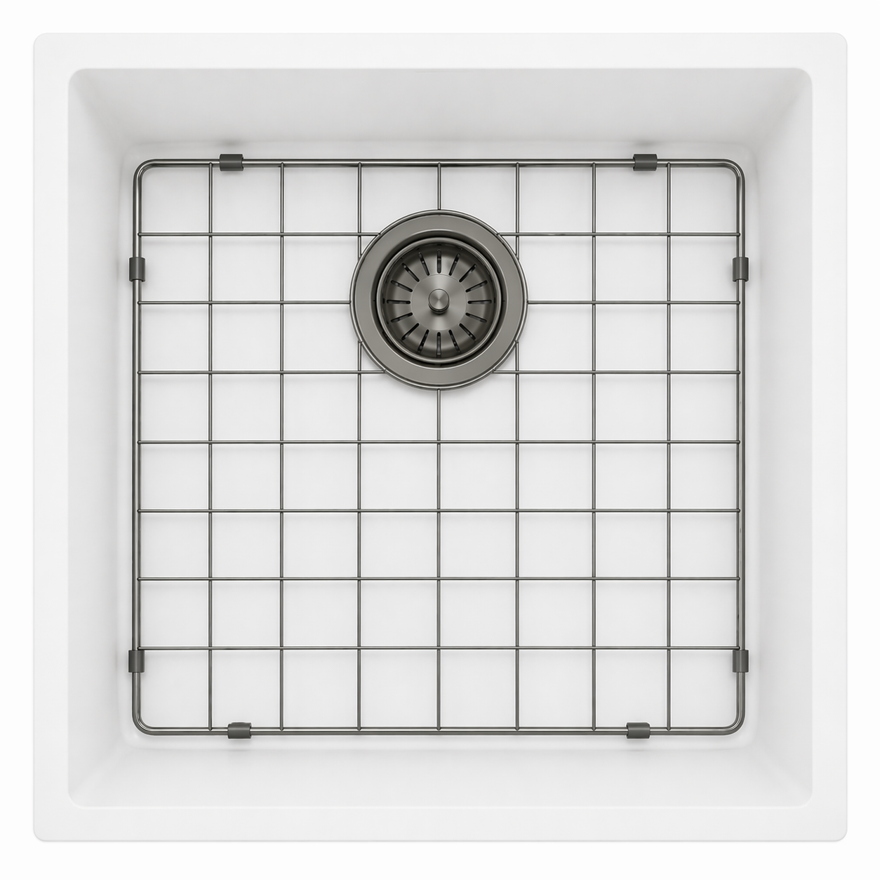 Stainless Steel Gunmetal Sink Grid for Carysil Salsa