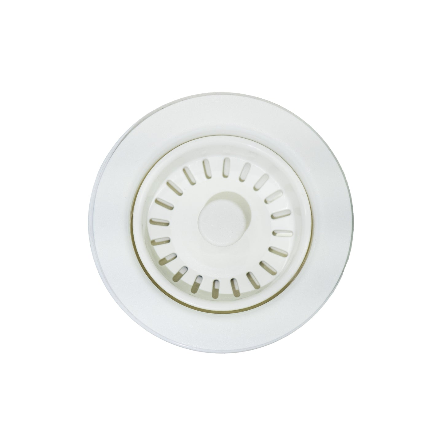 90/114mm Matte White Kitchen Sink Waste