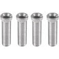 4 pcs Sink Basket Screws Stainless Steel 45Mm M12 Sink Basket Screws For Sink Strainer Plug -Silver
