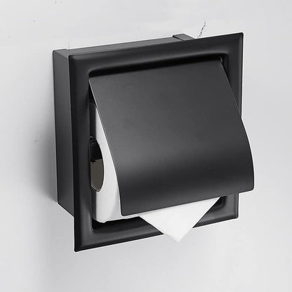 Toilet paper holder - Integrated toilet paper holder - Silver toilet paper holder - Toilet paper holder - Toilet paper holder - Stainless steel - For bathroom - Toilet paper holder