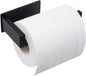 Toilet paper holder without Bohren - Selbstklebender Toilet paper roll holder, Toilet paper holder from Edelstahl - Toilet paper holder for kitchen and bath - Black