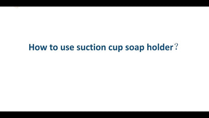 Soap Dish with Suction Cup - Soap Holder - Removable - Bathroom Accessories - 2 Layers - Hanging or Standing - Soap Dish - Soap Holders - Soap - Hanging Soap Holder Without Drilling - Small Soap Dish & Shampoo Bar Holder - Shower - Bathroom - Kitchen - Wh