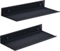 Bathroom Shelf - Wall-Mounted Shower Shelf - 2 Pieces - Soap Holder - Shelf - Modern Design Wall Shelves 30 cm - Bathroom Rack - Organizer - Metal Wall Shelf - Shower Shelf - for Bathroom, Living Room, Kitchen, Office - Shampoo Rack - Black