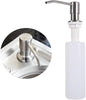 Soap Dispenser - 300 ml - Kitchen Detergent Dispenser - Sink Soap Dispenser - Stainless Steel Kitchen Detergent Dispenser - Refillable Soap Dispenser - With 360° Rotating Pump - Kitchen Accessories - Silver