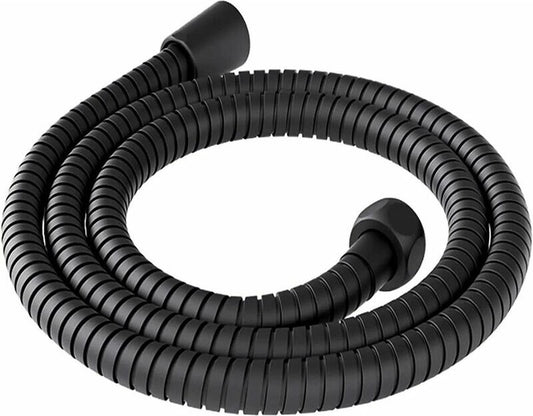 Shower hose - Shower hose - 200 cm - Anti-kink - black - Stainless steel - steel & copper - Bathroom Accessories - Water hose Shower - Home accessories - shower hoses - Flexible - Universal G1/2"