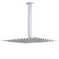 WELS 16" Rainfall Shower Head 300mm Ceiling Dropper Extension Arm Chrome Square Set