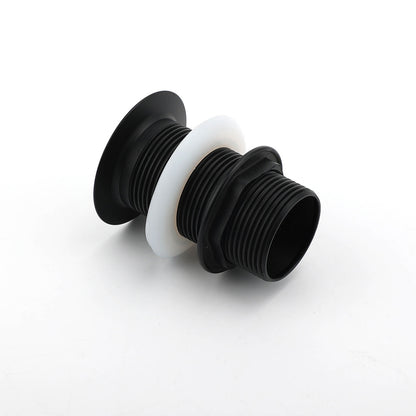 Matt Black Watermark 32mm Pop Up Push Brass Waste Plug No Overflow Basin Drain