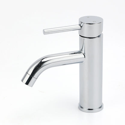 WELS Round Curve Kitchen Laundry Short Basin Mixer Vanity Sink Faucet Tap Chrome