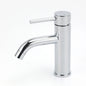 WELS Round Curve Kitchen Laundry Short Basin Mixer Vanity Sink Faucet Tap Chrome
