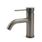 WELS Gun Metal Grey Kitchen Laundry Round Basin Mixer Vanity Sink Faucet Tap Set