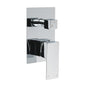 Bathroom Square Shower Mixer Diverter Tap Square Chrome For Spout Shower Head