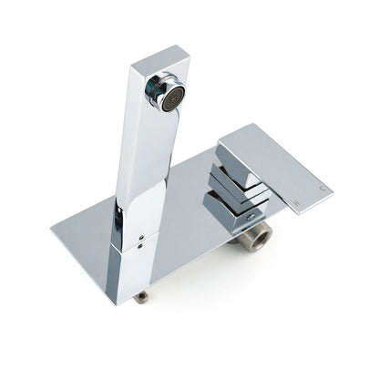 WELS 7.5L/min Basin Mixer Bathroom Vanity Brass Chrome Wall Mounted Spout Outlet