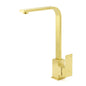 WELS Brushed Gold Gooseneck 360º Swivel Laundry Sink Kitchen Mixer Faucet Tap
