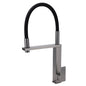 Gun Metal Tall Kitchen Sink Basin Mixer Swivel Faucet Tap Pull Out Spout Head