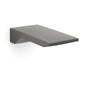 Gun Metal Grey Square Stainless Steel Bathtub Flat Spout Waterfall Filler Outlet