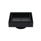 WaterMark Matt Black 100x100mm Square Tile Insert Shower Grate Floor Drain 50mm Waste