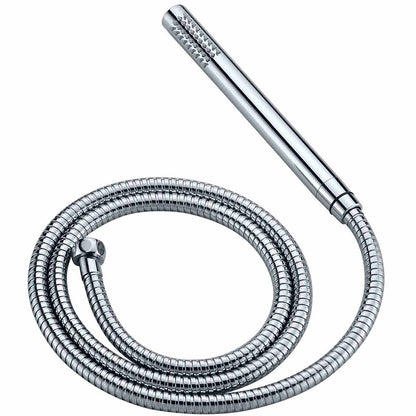 WELS Chrome 10" Round Rain Handheld Twin Shower Head Arm Sliding Rail Arm Double Taps Control