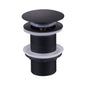 Pop up Drain, Pop up Drain Without Overflow, Universal Pop up Sink Drain, Sink Drain, Black Drain for Sink and Sink