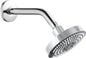 Shower Arm 10 in Bundle with 6 Mode Shower Head, Chrome