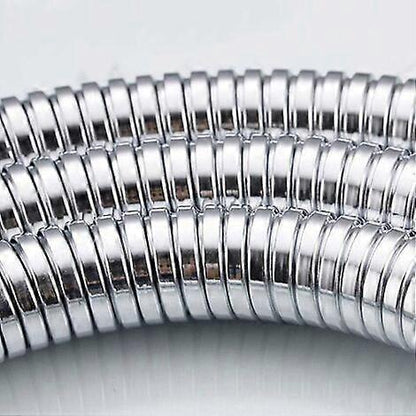 Long Stainless Steel Shower Hose, Chrome Finish, Durable Shower Pipe