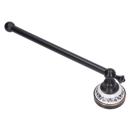 Retro Copper Bathroom Towel Bar Single Bath Towel Rack for Kitchen Wall Bathroom Wall