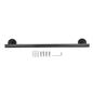 Towel Bar 304 Stainless Steel 45cm Matte Black Nail Free Punch Single Rod Towel Rack Hardware Pendant