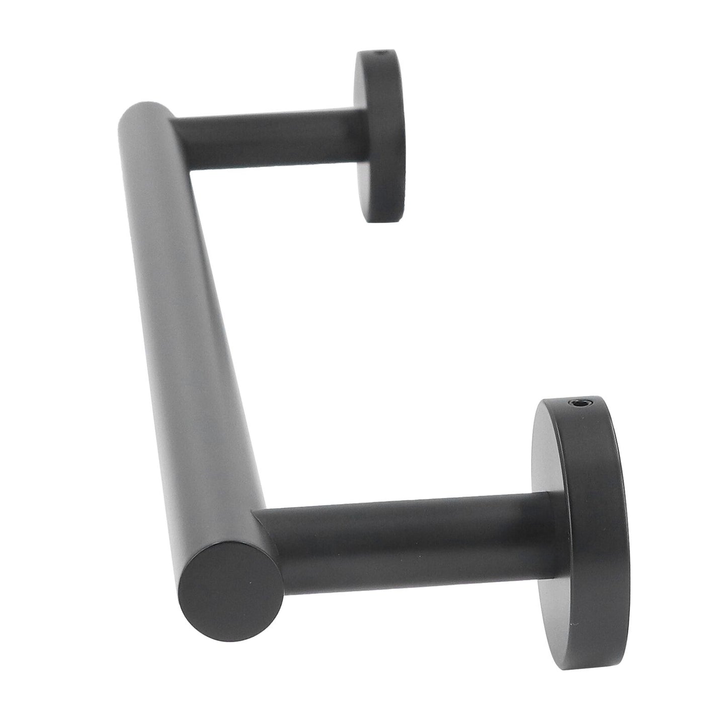 Towel Bar 304 Stainless Steel 45cm Matte Black Nail Free Punch Single Rod Towel Rack Hardware Pendant