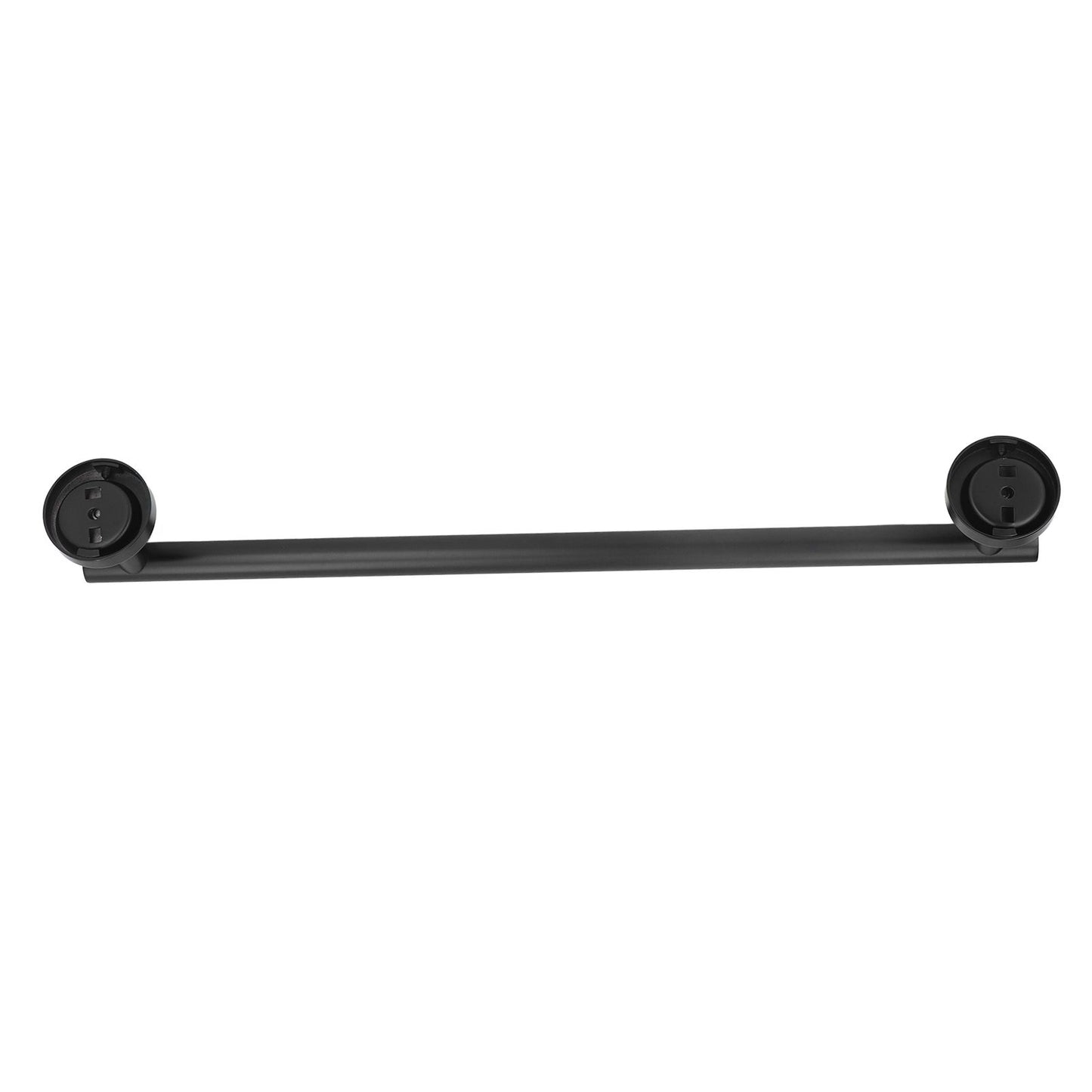 Towel Bar 304 Stainless Steel 45cm Matte Black Nail Free Punch Single Rod Towel Rack Hardware Pendant