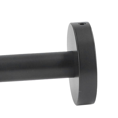 Towel Bar 304 Stainless Steel 45cm Matte Black Nail Free Punch Single Rod Towel Rack Hardware Pendant