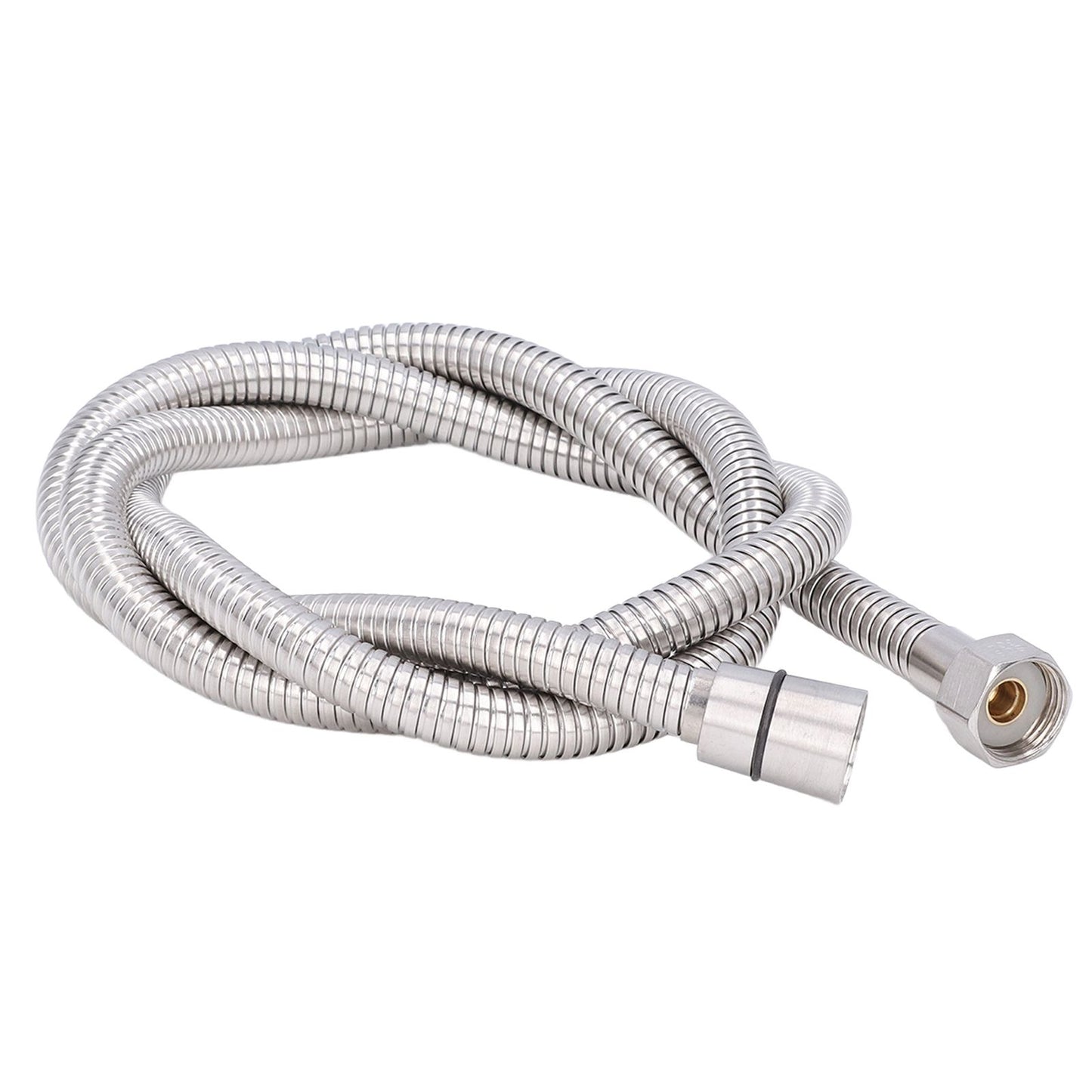 Stainless Steel Shower Hose Explosion Proof G1/2 Shower Head Hose for Bathroom Silver 1.5m/4.9ft
