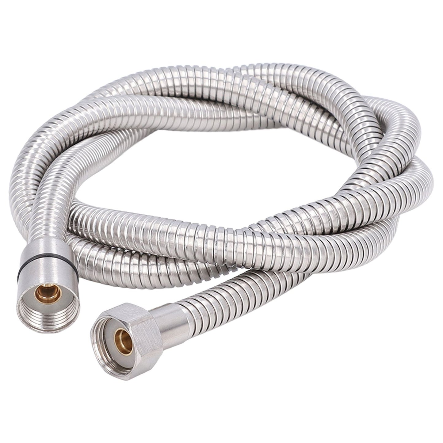 Stainless Steel Shower Hose Explosion Proof G1/2 Shower Head Hose for Bathroom Silver 1.5m/4.9ft