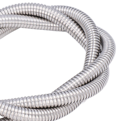 Stainless Steel Shower Hose Explosion Proof G1/2 Shower Head Hose for Bathroom Silver 1.5m/4.9ft