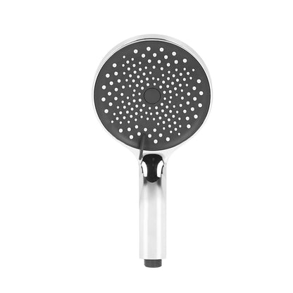 Handheld Shower Head High Pressure G1/2 Thread ABS Electroplated Showerhead for BathroomSilver