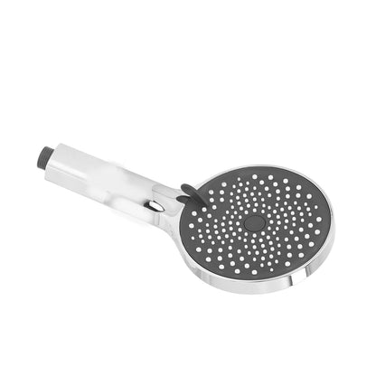 Handheld Shower Head High Pressure G1/2 Thread ABS Electroplated Showerhead for BathroomSilver