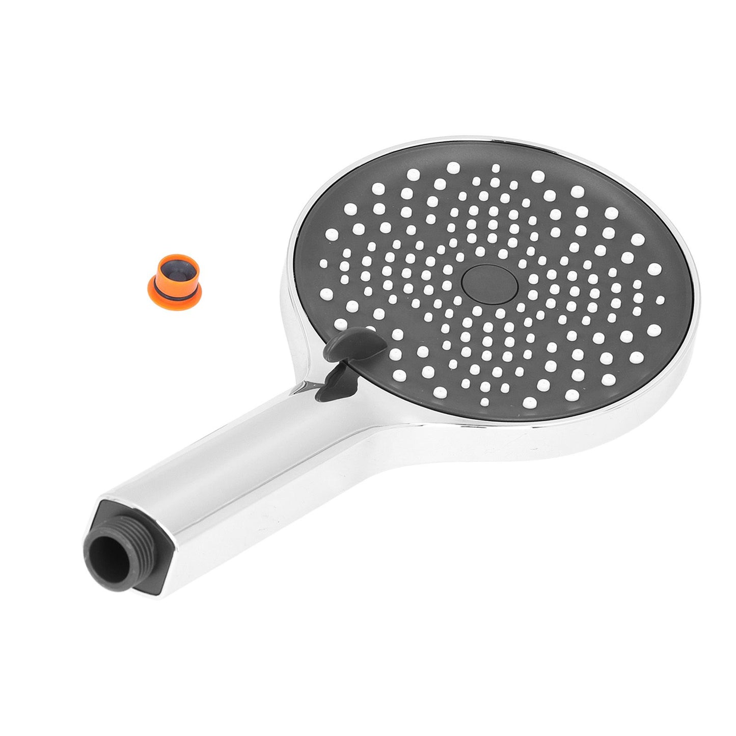 Handheld Shower Head High Pressure G1/2 Thread ABS Electroplated Showerhead for BathroomSilver