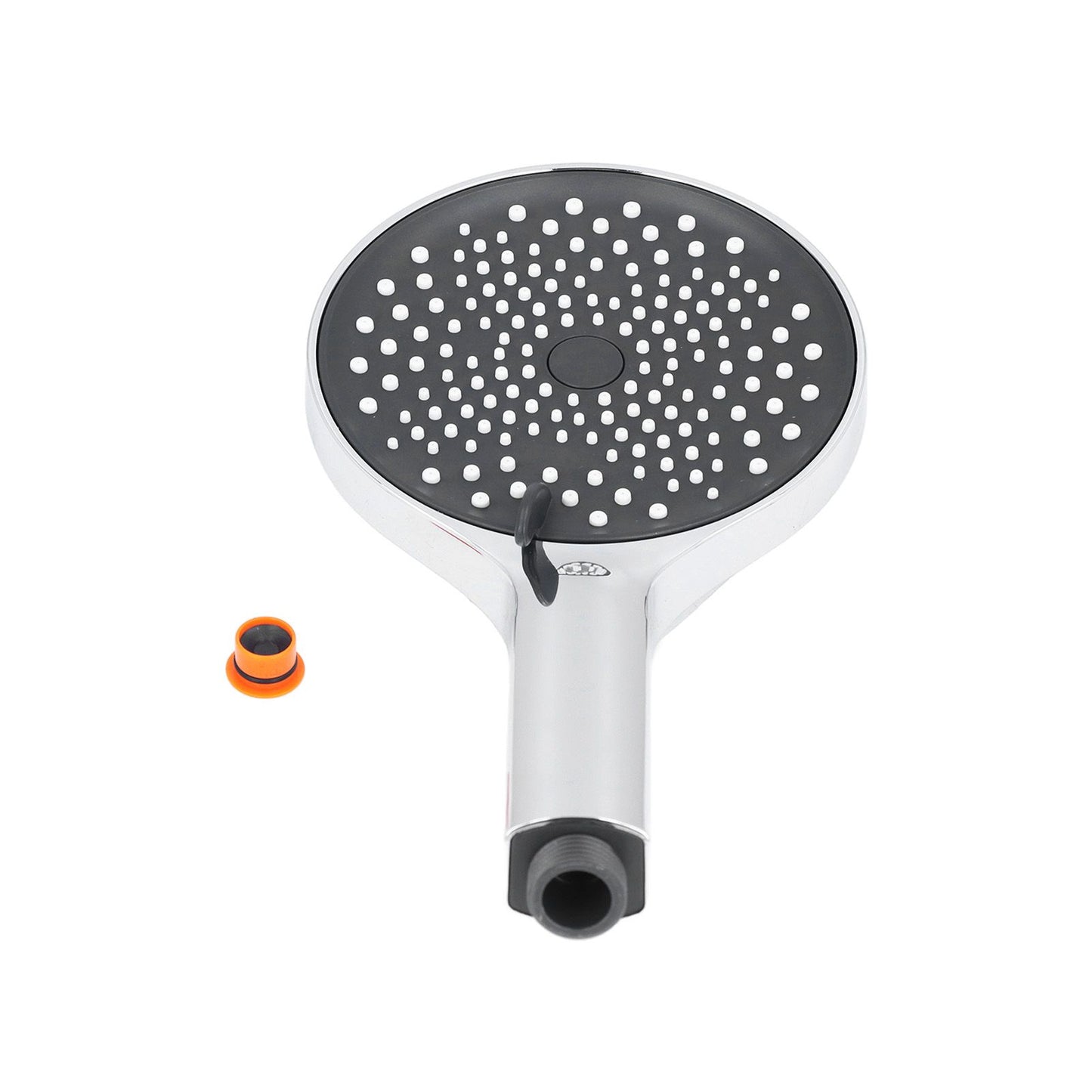 Handheld Shower Head High Pressure G1/2 Thread ABS Electroplated Showerhead for BathroomSilver