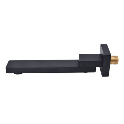 G1/2 Interface Brass Bathtub Faucet Wall Mounted Tub Faucet 180 Degree Adjustable Bathroom Shower Spout