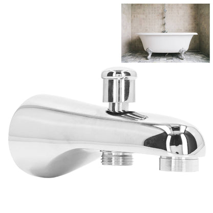 G1/2 Tub Spout Semicircle Simple Concealed Bathtub Faucet with Diverter for Bathroom Bathtub