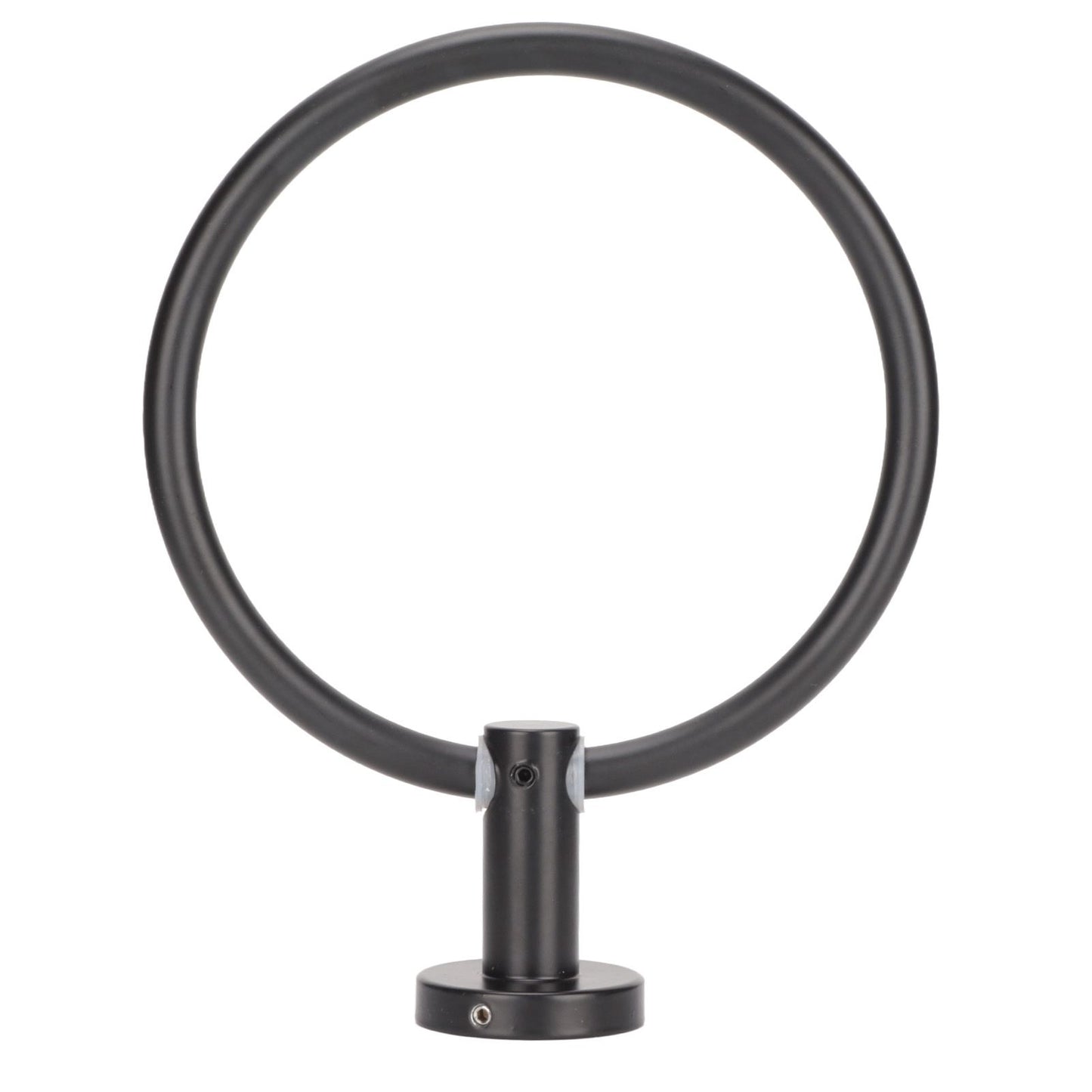 Towel Ring Space Aluminum Modern Round Hand Towel Holder Bath Hardware for Balcony HotelBlack