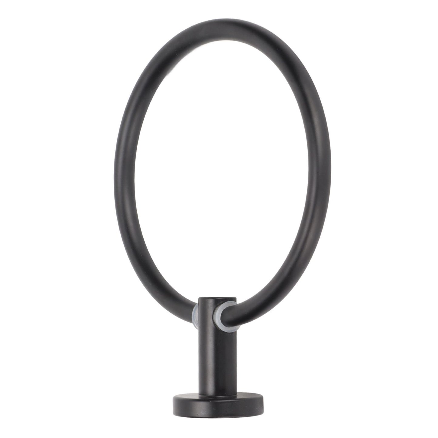 Towel Ring Space Aluminum Modern Round Hand Towel Holder Bath Hardware for Balcony HotelBlack