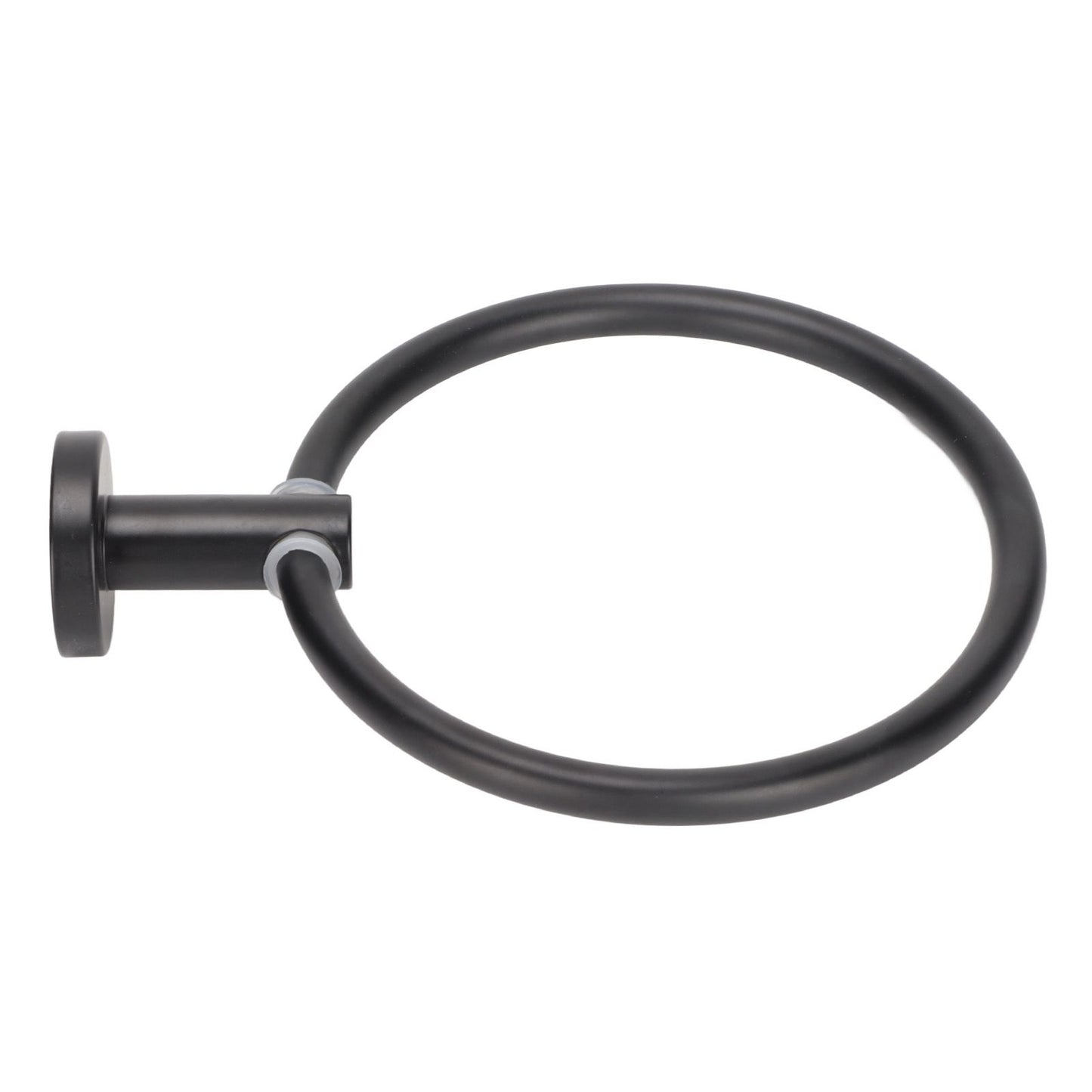 Towel Ring Space Aluminum Modern Round Hand Towel Holder Bath Hardware for Balcony HotelBlack