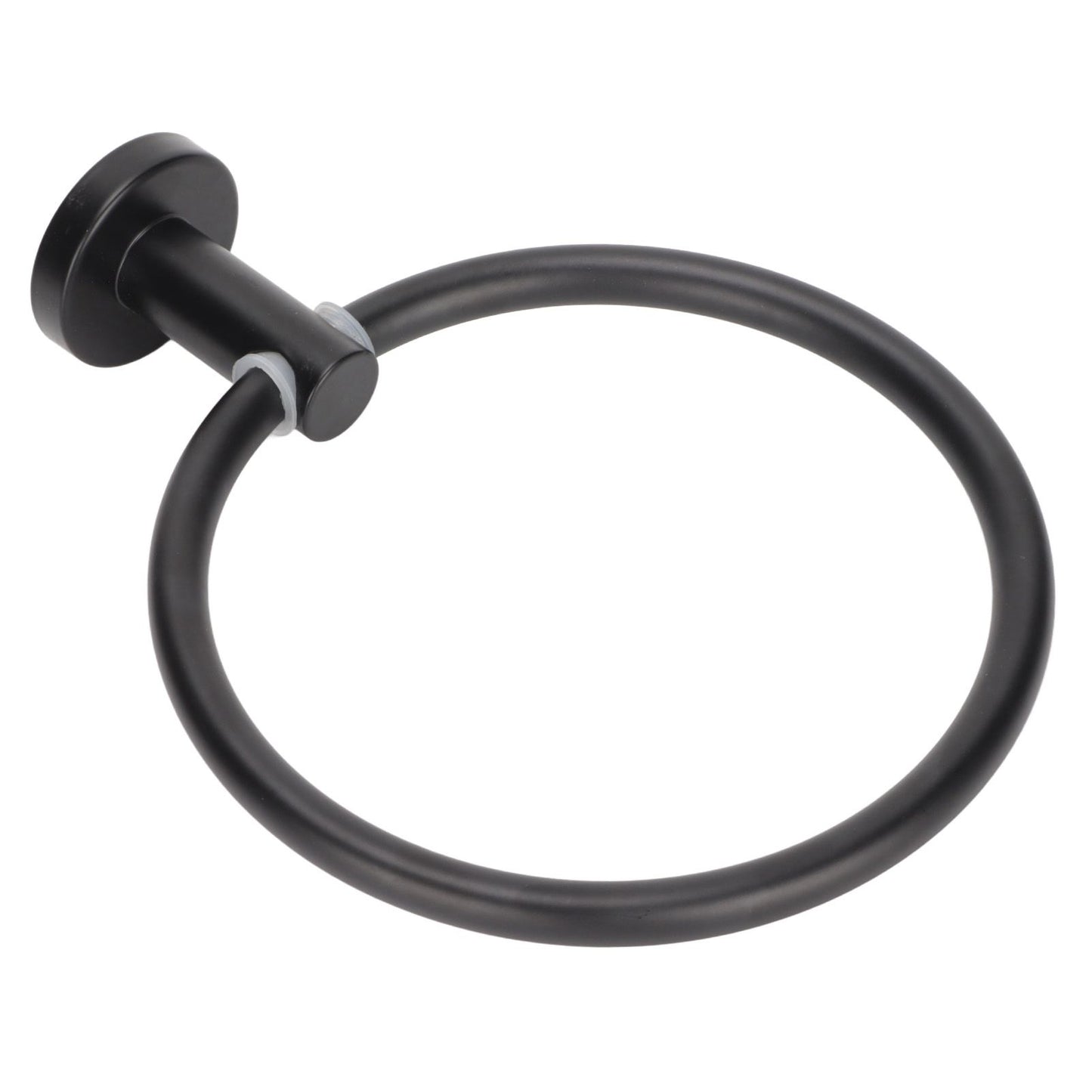 Towel Ring Space Aluminum Modern Round Hand Towel Holder Bath Hardware for Balcony HotelBlack