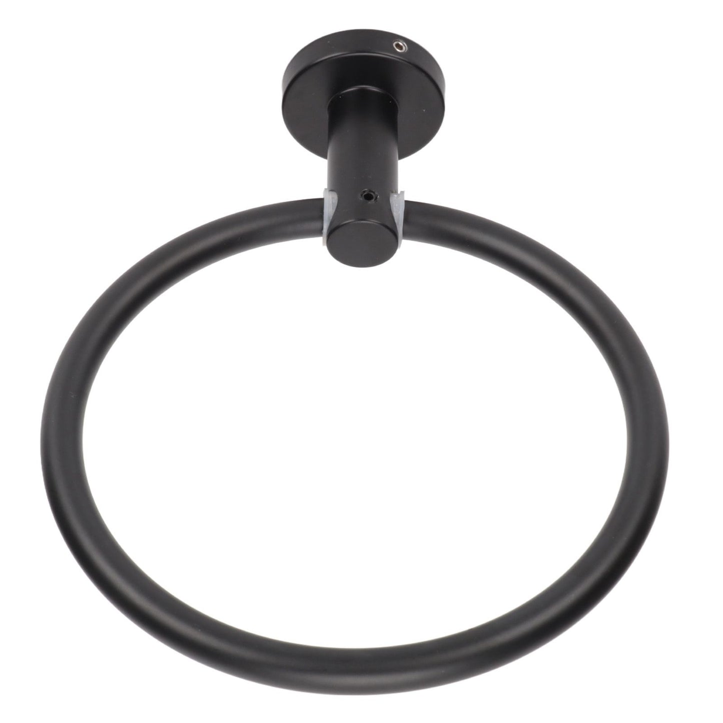 Towel Ring Space Aluminum Modern Round Hand Towel Holder Bath Hardware for Balcony HotelBlack